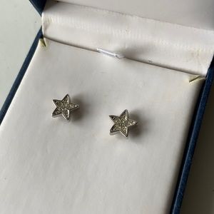 Sterling Silver Star Earrings